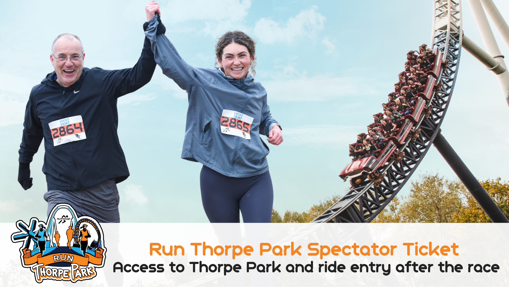 Run Thorpe Park Spectator Ticket 2022 | Run Thorpe Park 10k | Surrey ...